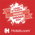 hotels.com「LOVED BY GUESTS AWARD WINNER 2020」